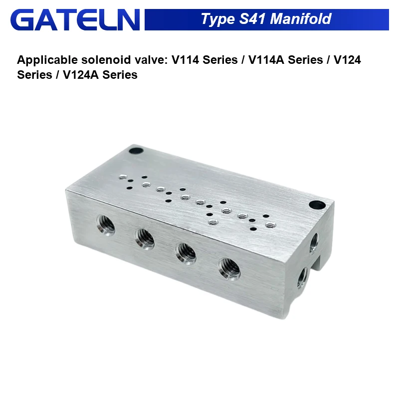 

V114 V124 Базовый коллектор электромагнитного клапана VV100 -S41-05-M5 VV100 -S41-02-M5 VV100 -S41-03-M5 VV100 -S41-15-M5 VV100 -S41-10-M5