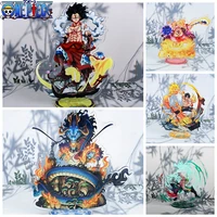 35pcs one piece acrylic stand combat special effects model ornament anime figure hancock luffy ace zoro collection toy gifts