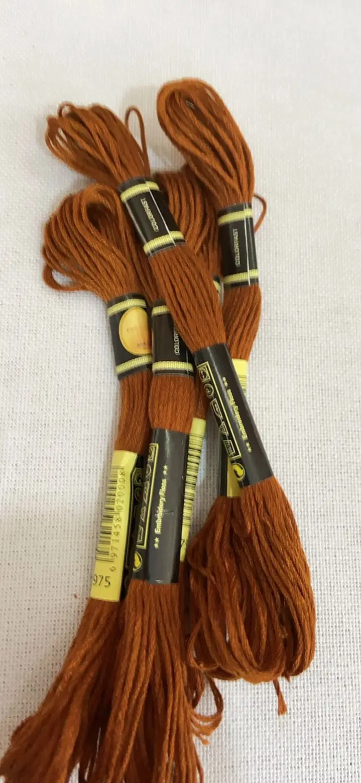 10 шт./лот набор ниток для вышивки крестиком нить вышивания начинающих DIY 8 м моток