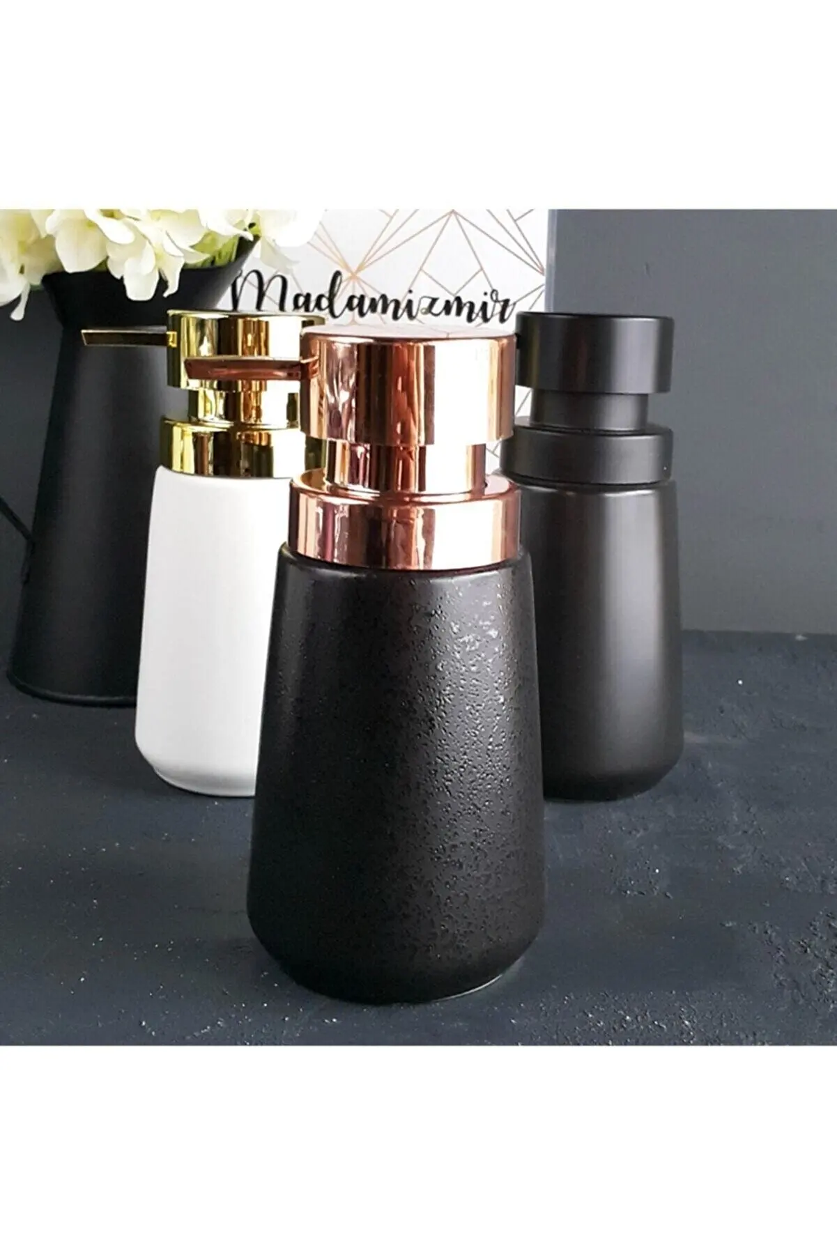 

Black Porcelain Liquid Soaping 16.5 Cm Bathroom and Kitchen Decorative Home Kitchen Decorative Home Kitchen and Bathroom Accessories