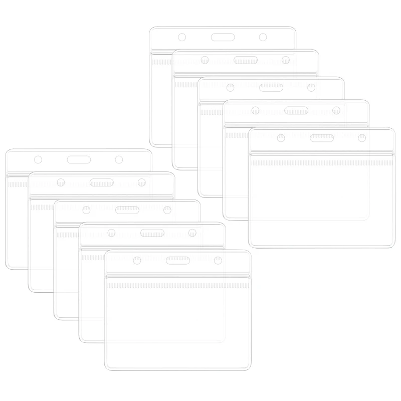 

10 шт., водонепроницаемые держатели для карт 4 х3 дюйма