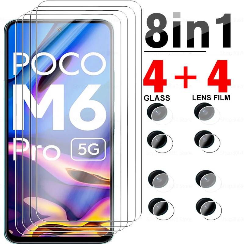 

8 в 1, защитная пленка для камеры Poko M 6 Pro 6 Pro