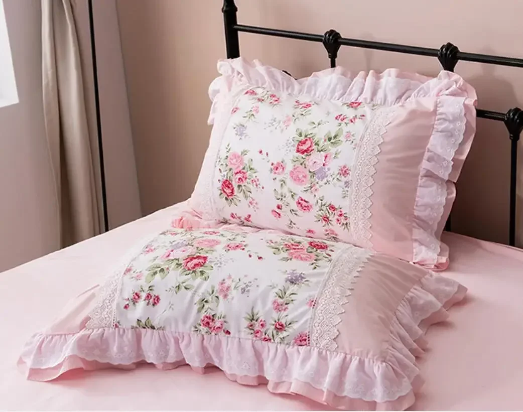 

Наволочки Julliette Dream 2 шт., хлопковые, с рюшами