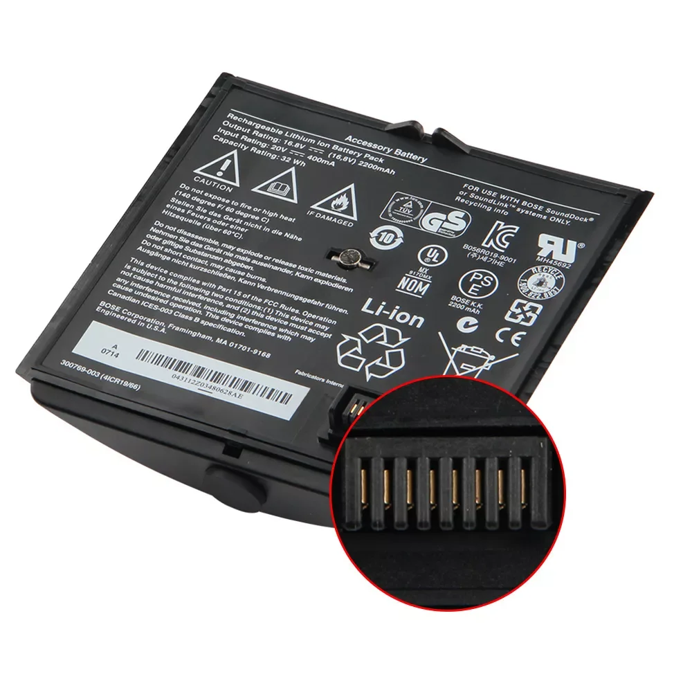 Оригинальная сменная батарея для BOSE SoundDock SounDock SoundLink Air 300769-001 300768-003 300770-001