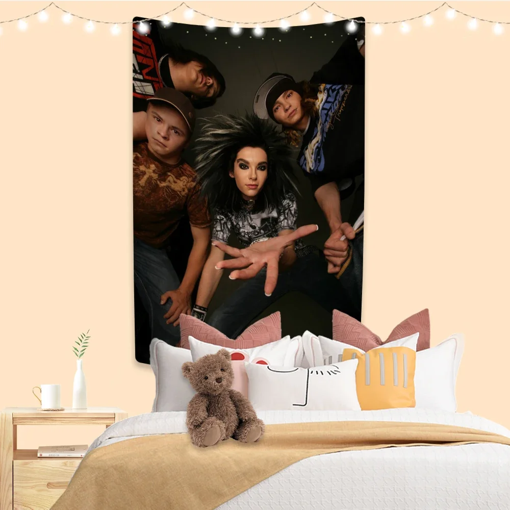 Немецкий гобелен рок-группы с принтом для отеля настенные ковры спальни или