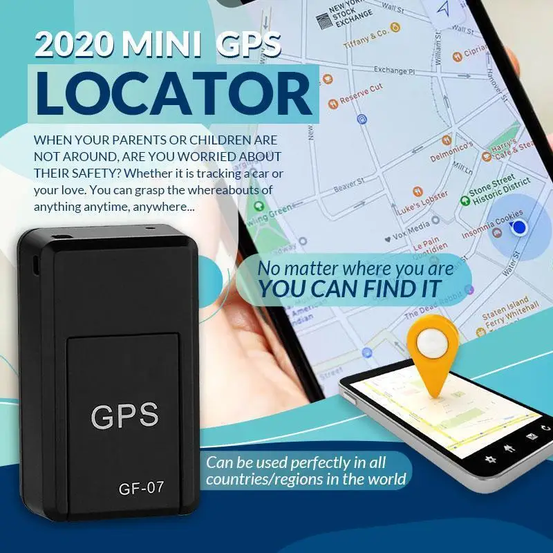Обновленный магнитный мини-Gps-локатор автоматический Gps-трекер интеллектуальный