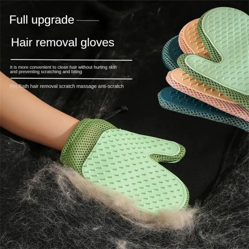 

Durable Cat Hair Deshedding Brush Multipurpose Pet Dog Brush Pet Glove Cat Grooming Hair Removal Gloves Hair Removal Tool
