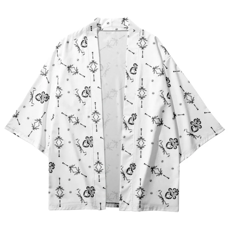 

Рубашка seven yukata с цветочным принтом и перекрестными краями, 2022