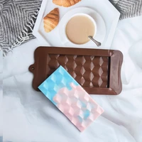 silicone chocolate molds cake bakeware kitchen baking tools candy maker sugar mould bar block ice tray cake accessories baking