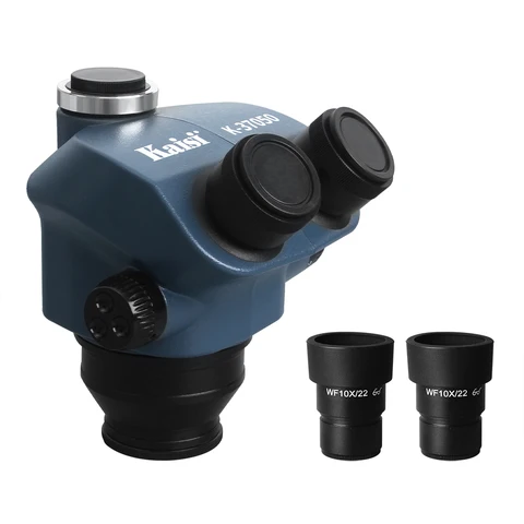 7X-50X Simul-Focal Trinocular Microscope Zoom Stereo Microscope Head 0.5x 2.0x Auxiliary Objective Lens For PCB Soldering