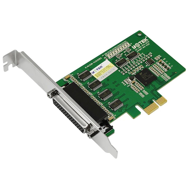 UOTEK Industrial PCI-E к RS-232 серийная карта PCIE RS232 4 порта высокоскоростной конвертер DR44 Com DB9