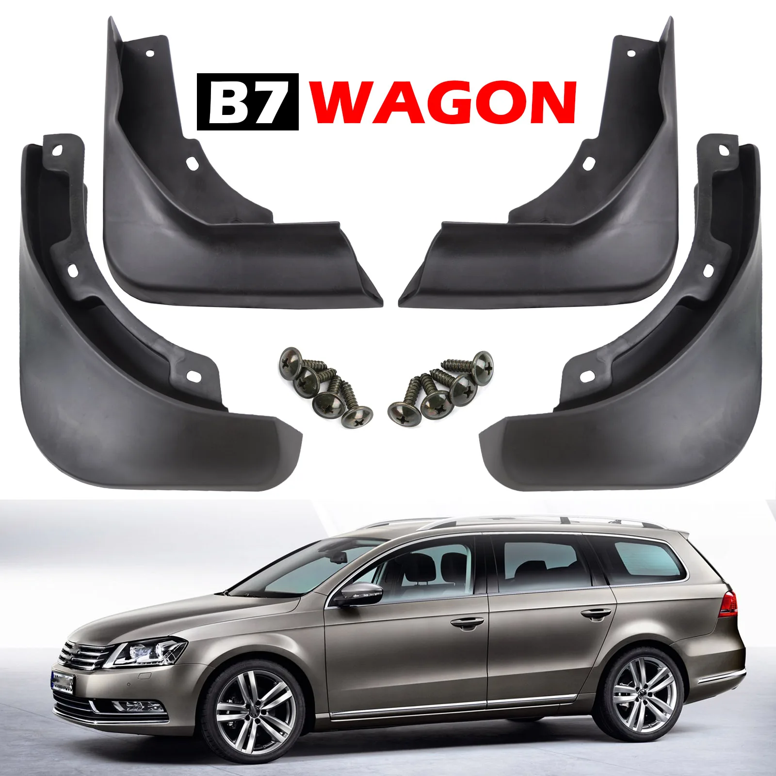 

4x для VW Passat B7 3C Variant Estate Wagon 2011-2015, брызговики, брызговики, передний и задний автомобильный Стайлинг 2012 2013 2014