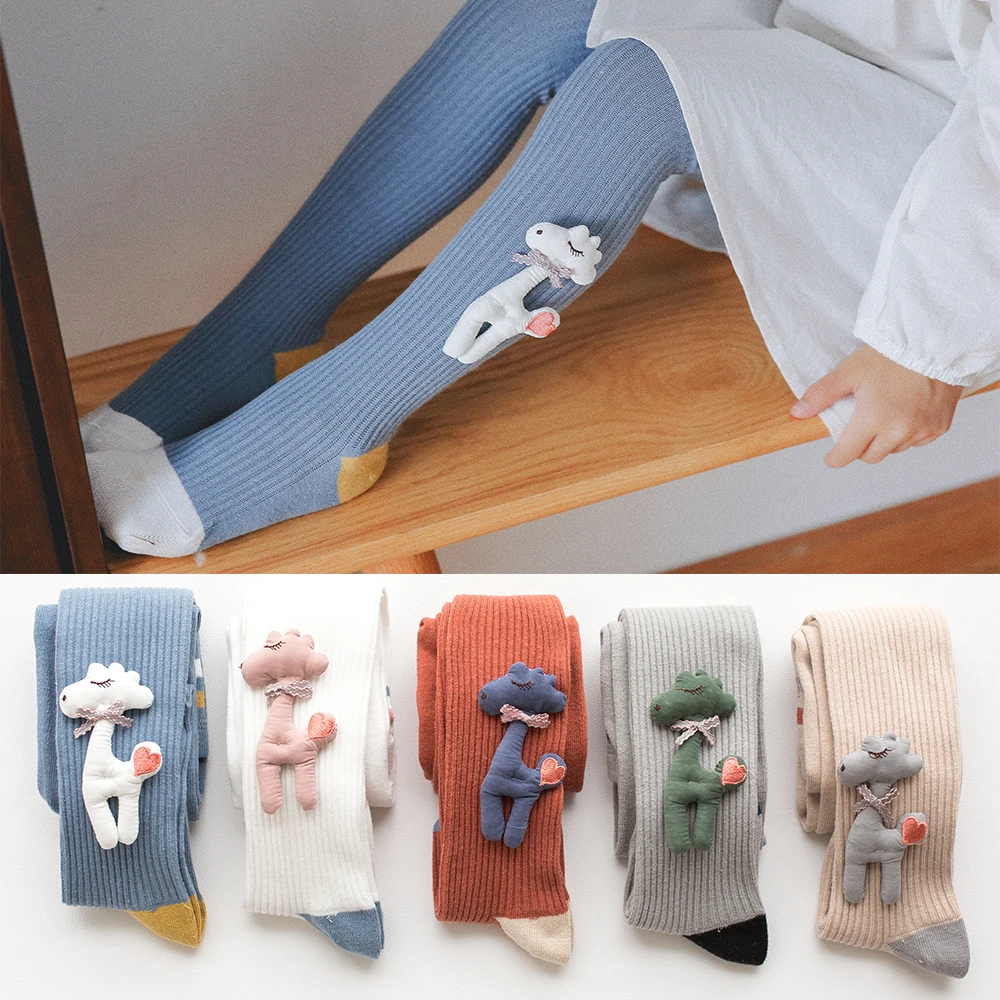 

Детские колготки с двойными иглами, из дышащего хлопка