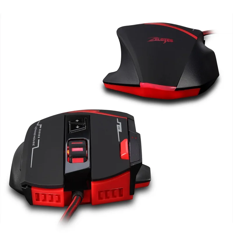 Мышь Zelotes Master Проводная игровая 8 кнопок 2500dpi