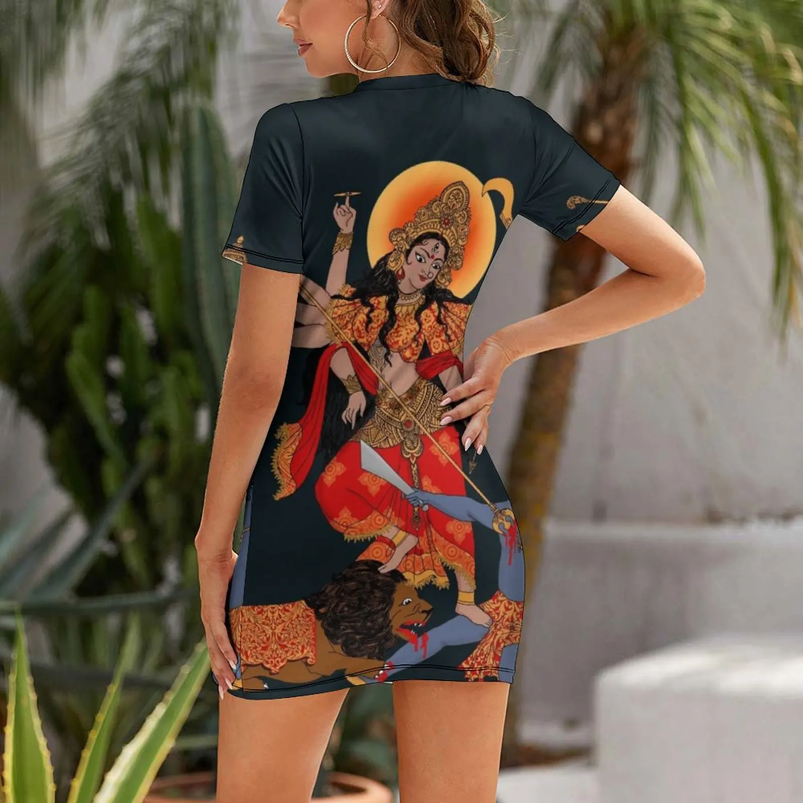 Goddess of Power: Durga Платье из полиэстера