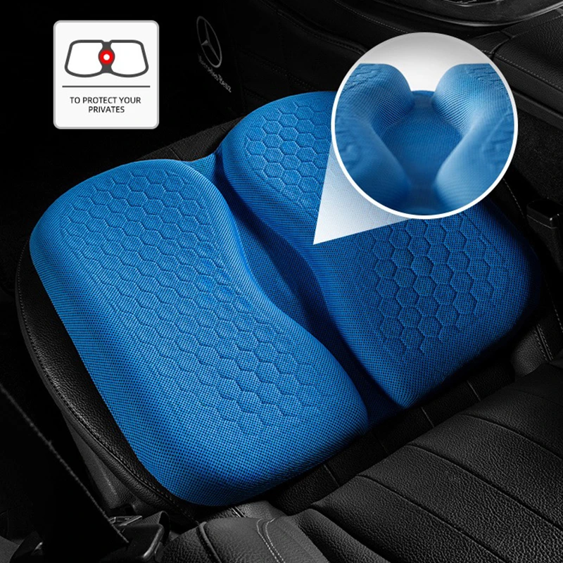 

Honeycomb Gel Seat Cushion Sedentary Not Tired Reduce Stress Silicone Cooling Pad Summer Cars Buttock Pad Breathability ice-Cold