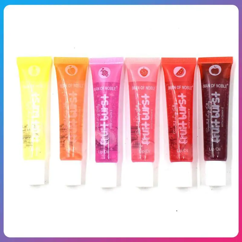 

Plumper Gel Moisturizing Lip Gloss Lip Tint Fruity Lip Balm Mouth Care Oil Nourish Cosmetics Base Liquid Lipstick Makeup TSLM2