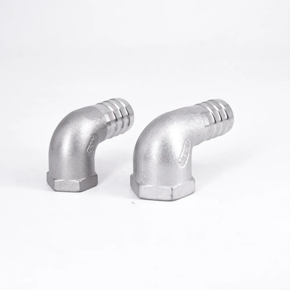 Колено для шланга с резьбой 1/4 дюйма 3/8 1/2 3/4 1-2 BSP 15 20 25 32 40 50 мм