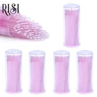 risi for eyelash extension disposable crystal eyelash brushes swab microbrushes removing applicators tools