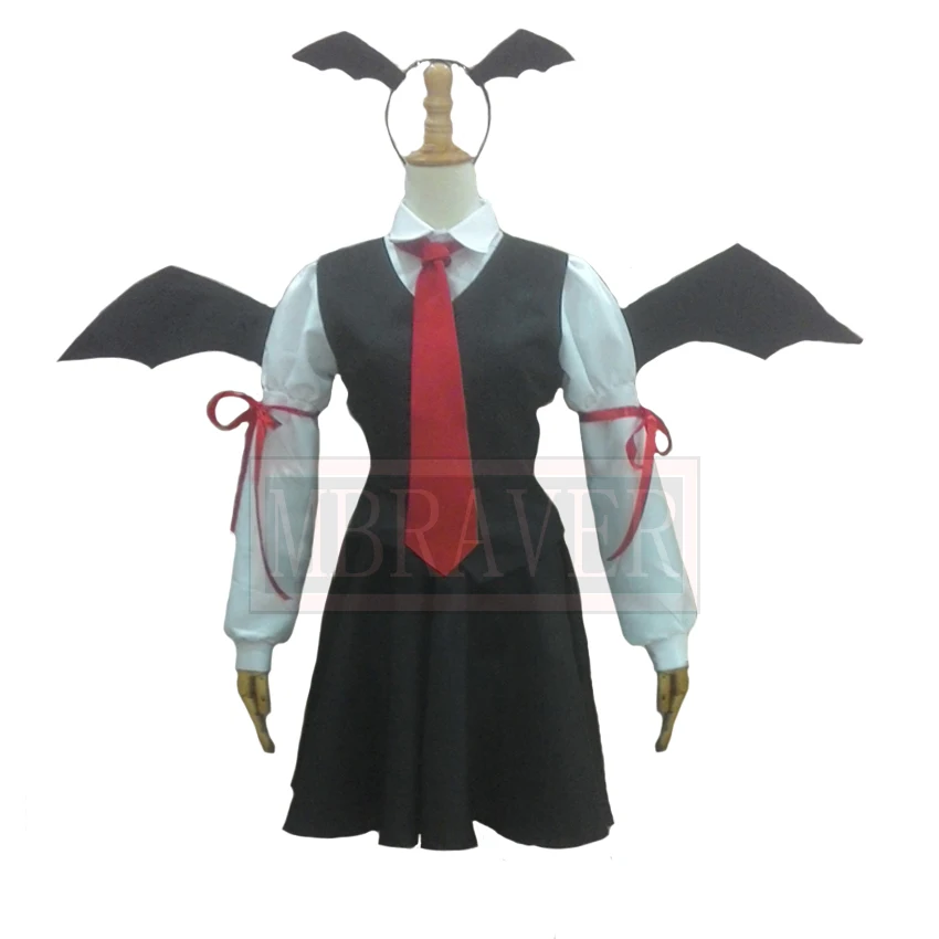 Touhou Project Toho Little Devil Koakuma Косплей Костюм Хэллоуин Рождественская вечеринка