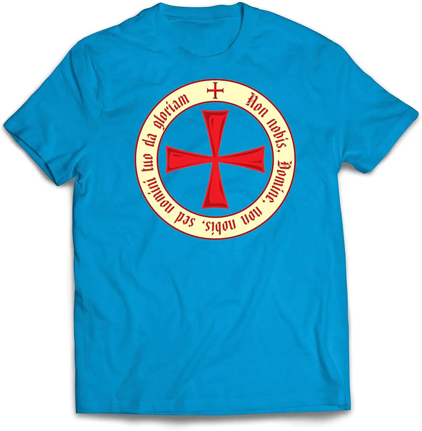 Мужская футболка lepni.me God Wills it! Рыцарь темплар