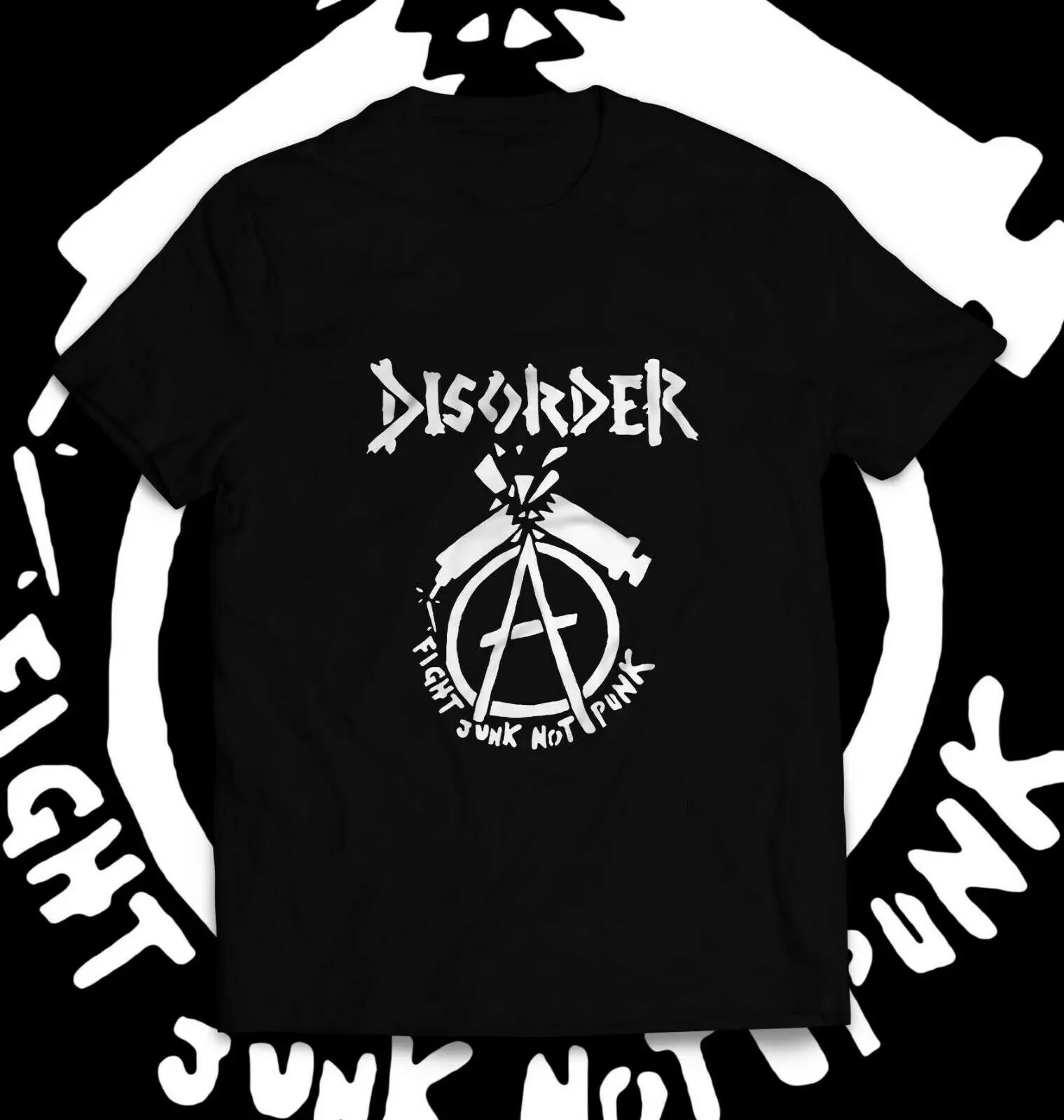 

Best Fight Junk Not Punk 2022 Punk Theme Tshirt Disorder By Softstyle