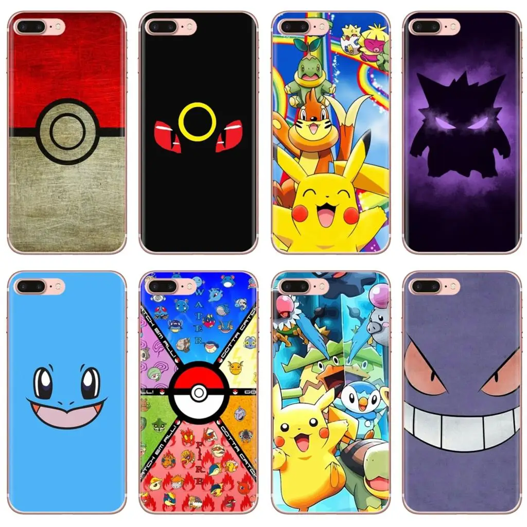 

For iPod Touch iPhone 10 11 12 Pro 4S 5S SE 5C 6 6S 7 8 X XR XS Plus Max 2020 TPU Covers Cute Cartoon Pika Go PokeBall animal