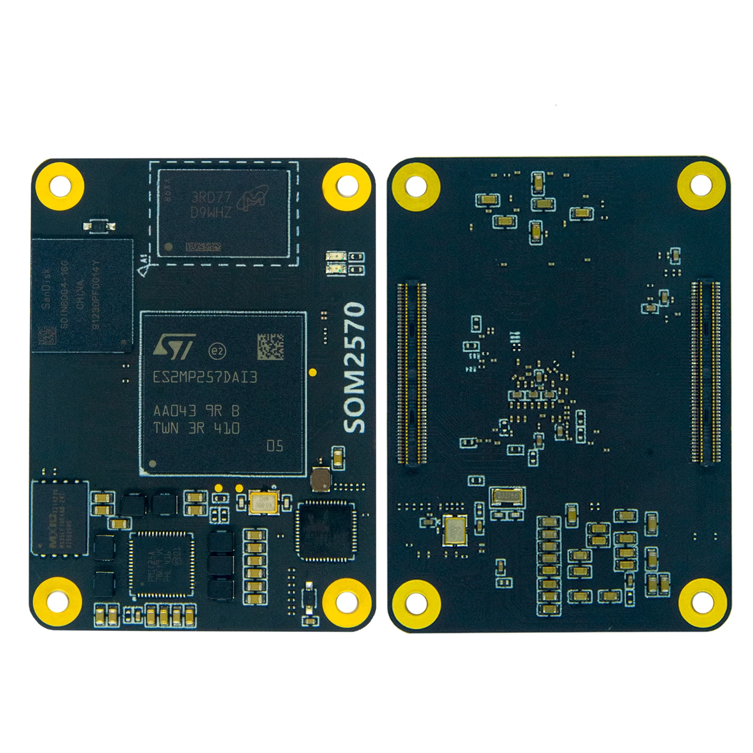 Фото Плата разработки SOM-2570 System-on-Module USB 3.0 ST STM32MP257, двухъядерный процессор, 4G, Wi-Fi, USART, CAN, MIPI, DSI, LCD, Linux, для промышленного IoT №3