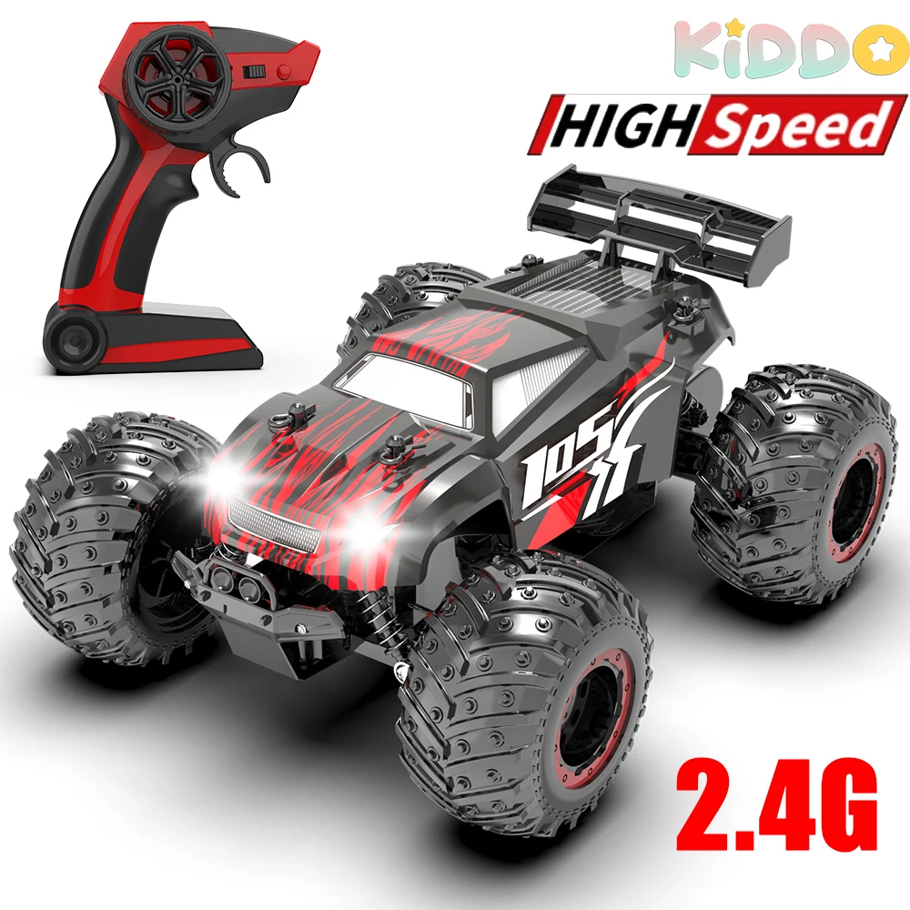 

Rc Cars Off Road with LED Headlight 2.4G Scale Rock Crawler Drift Climbing 15KM/H High Speed Drift Remote Control Truck Toys