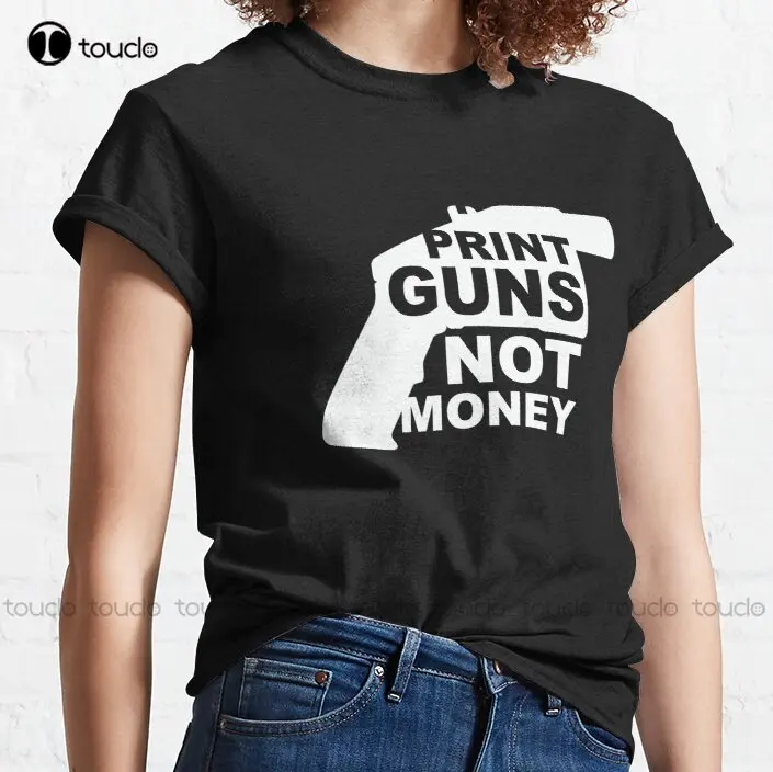 

Футболка унисекс с принтом Guns Not Money, 3 шт.