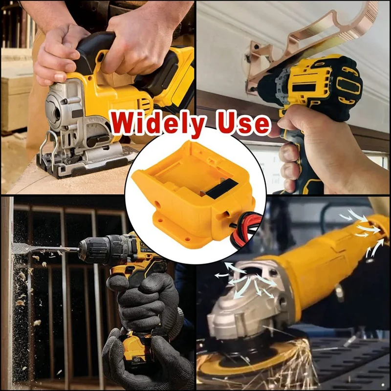 Адаптер аккумулятора для Dewalt 20 В аккумулятор 18 док-станция разъем питания