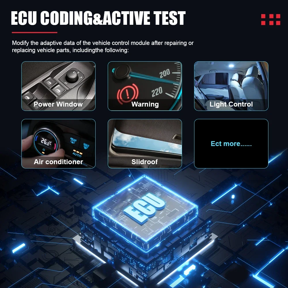 Автомобильный сканер ANCEL DS600 OBD2 двунаправленный профессиональный