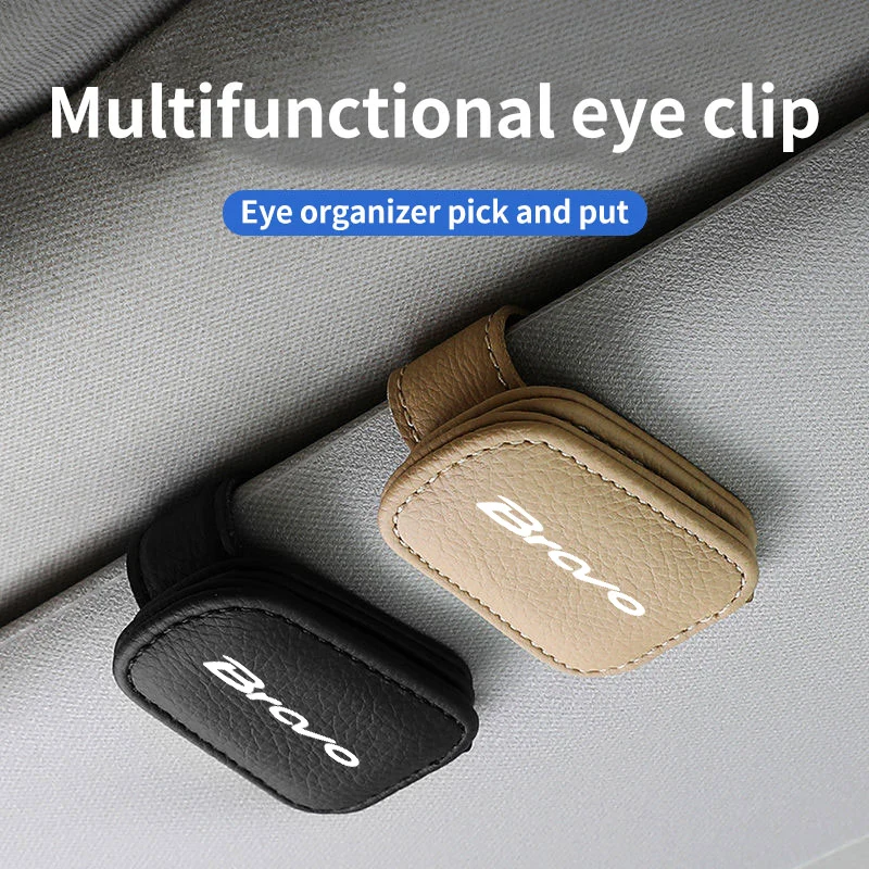 

Car Sunglasses Holder For Fiat Bravo Multi-function Glasses Clip Bill Clip Car Accessories Car Glasses Holder