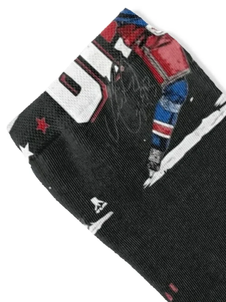 Mika Zibanejad Нью-Йорк Хоккей носки Новые В езде на велосипеде Нескользящие футбольные