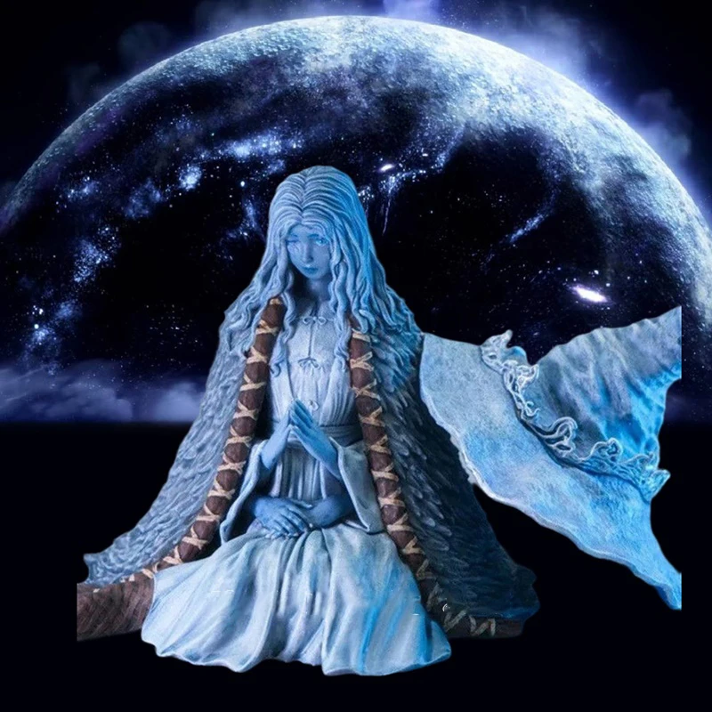 

Mysterious Ranni The Witch Statue Anime Ranni the Four Hands Froze Witch Figurines Model Resin Crafts Ornament Toys for Boy Gift