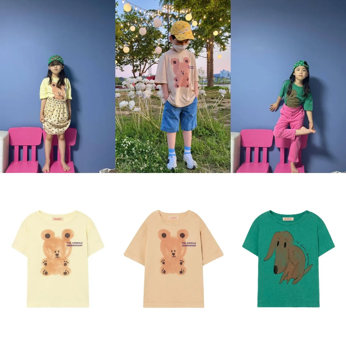 

TAO2022 summer printed short-sleeved T children's summer clothes middle and small children's tops cotton tide t bottoming shirts