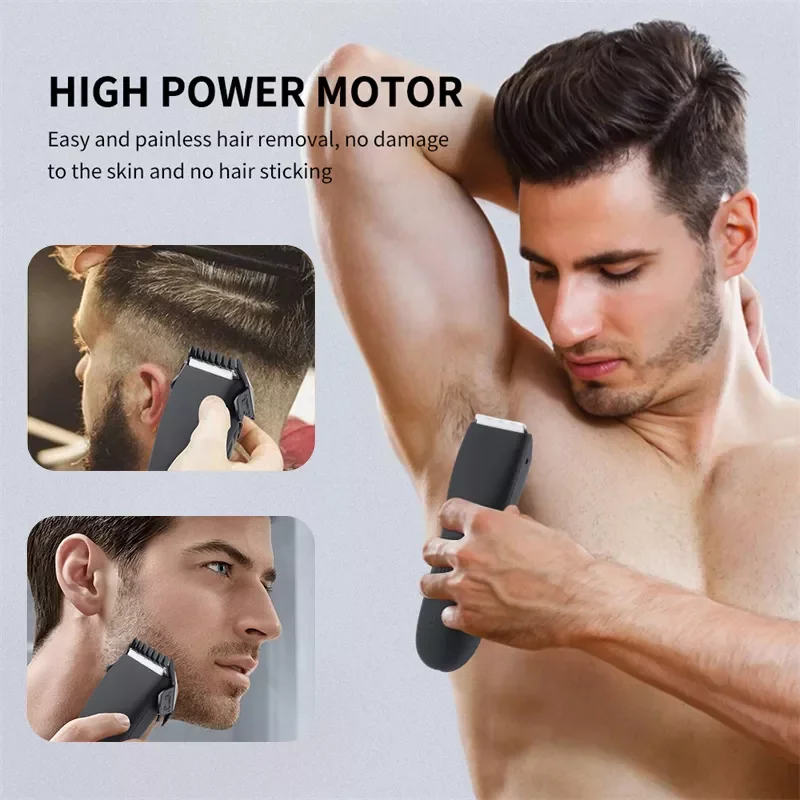 

Триммер для волос NEW IN для мужчин, устройство для бритья и удаления волос, эпилятор для зон бикини, многофункциональная машинка для стрижки в...