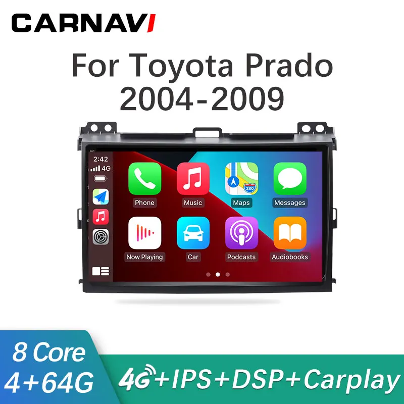 

2 Din Android10 Car Stereo Radio Multimidia Video Player For Toyota Land Cruiser Prado 120 2004-2009 Navigation GPS 2 din No DVD