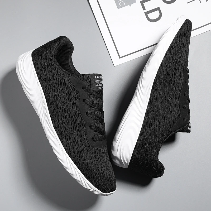 Men Sneakers Running Shoes Outdoor Casual Walking Sport Footwear Non-slip Flat Athletic Fashion Zapatillas Size 38-47