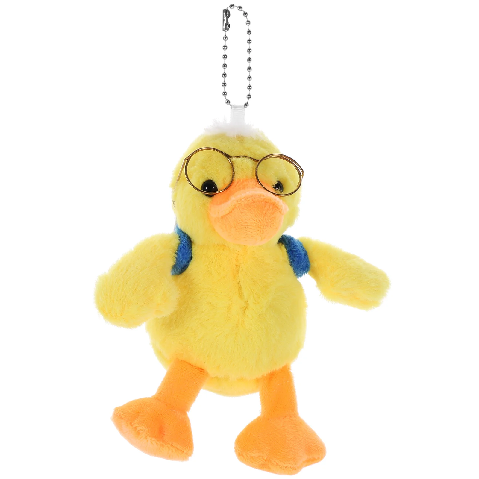 

Stuffed Duck Pendant Key Chain Decor Holder Keychain Mini Hanging Adornment Decoration