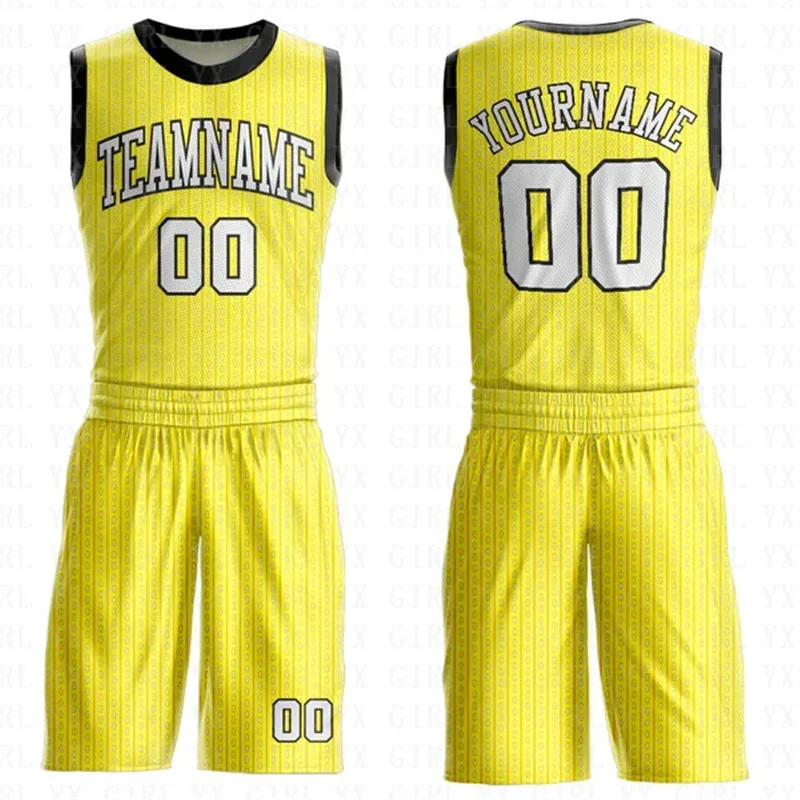 Custom Gold Green-White Round Neck Sublimation Basketball Suit Jersey 3D Printed Tank Tops And Shorts Personlized Team