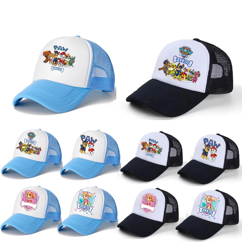 

Paw Patrol Baseball Cap Cartoons Puppy Marshall Chase Anime Action Figures Breathable Sponge Hat Unisex Boys Girls Birthday Gift