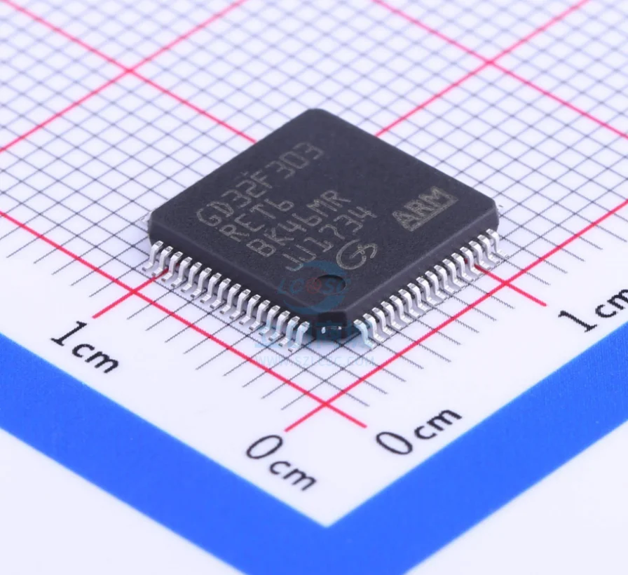 

100% New Original GD32F303RET6 Package LQFP-64 New Original Genuine Microcontroller (MCU/MPU/SOC) IC Chip