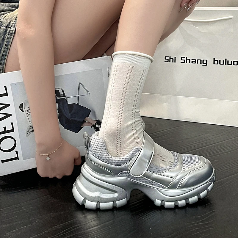 Женские кроссовки без шнуровки для тенниса новая спортивная дышащая Осенняя