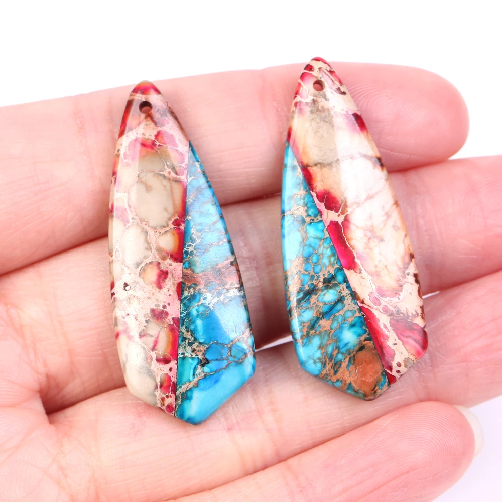 Подвески в виде природного сердца Красочные морском стиле для ювелирных изделий