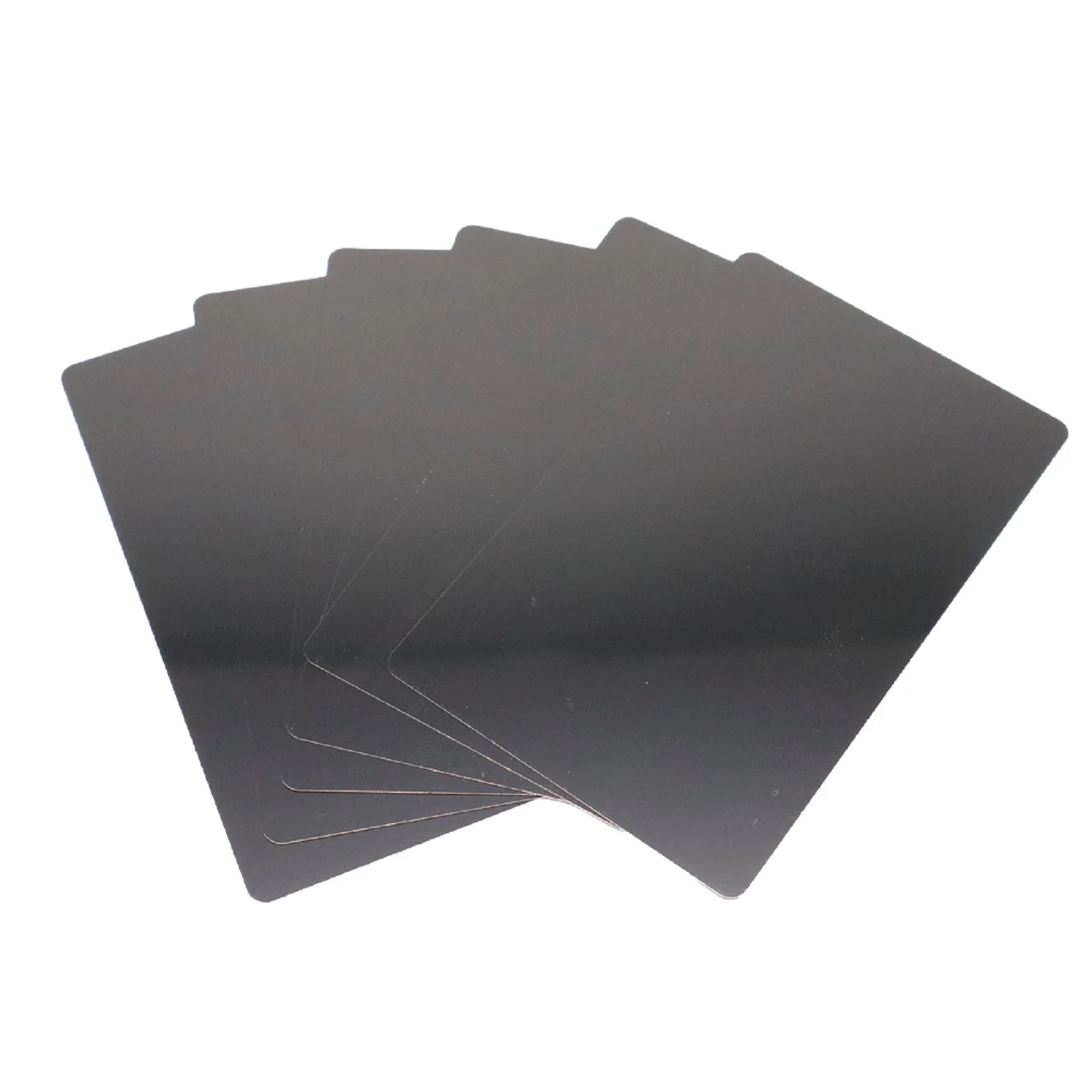 Металлические заготовки для визиток Алюминий 100 шт