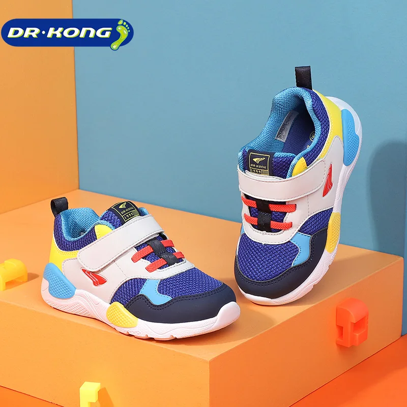 Dr Kong Spring Color Block Toddler Shoes Breathable Vibrant Boys' Shoes