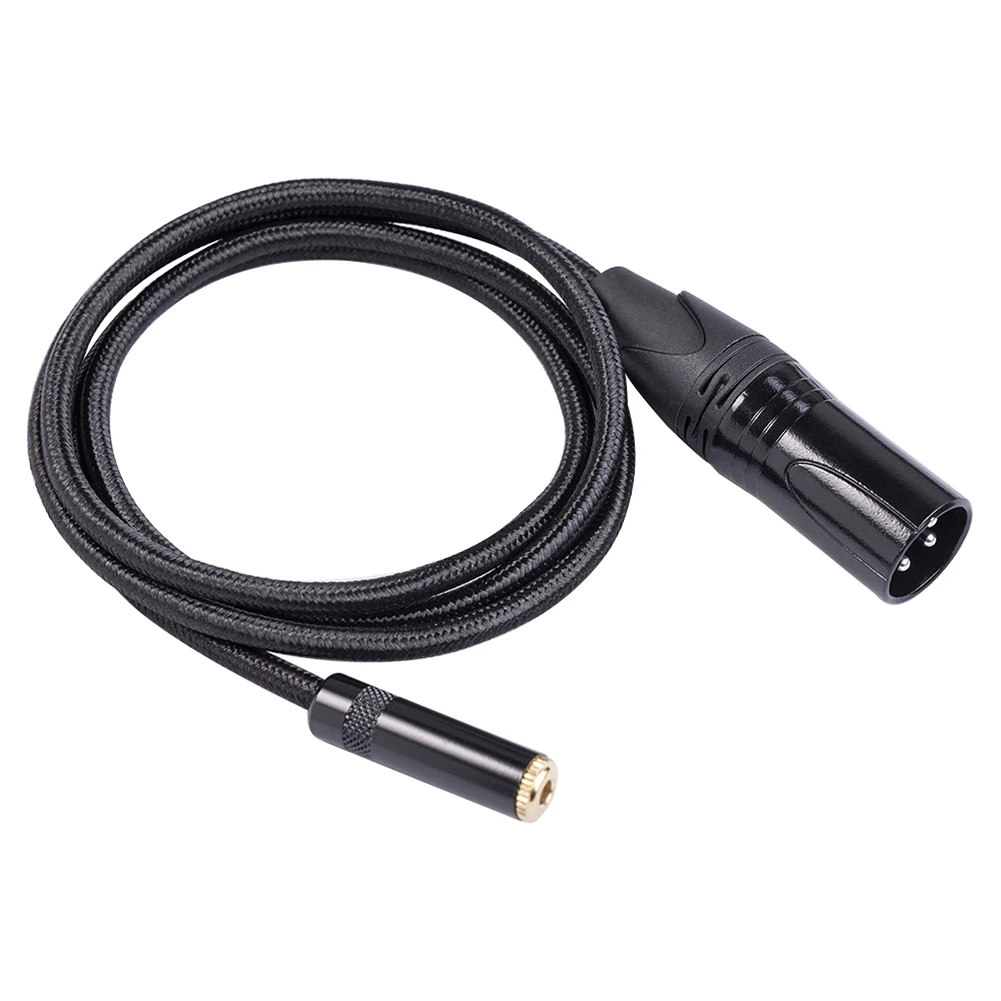 

TRS 3.5mm Female to XLR 3 Pin Male Speaker Cable Balanced Connection Stereo Microphone Extension Cable Digital Parts