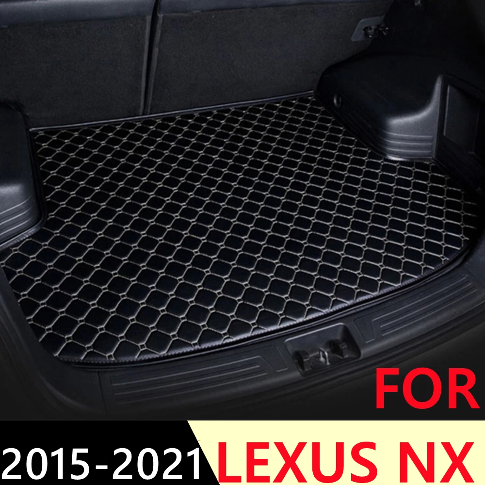 

Коврик для багажника автомобиля LEXUS NX Series 2015 16-2021, плоский боковой водонепроницаемый задний коврик для груза, коврик, автомобильные аксессуа...