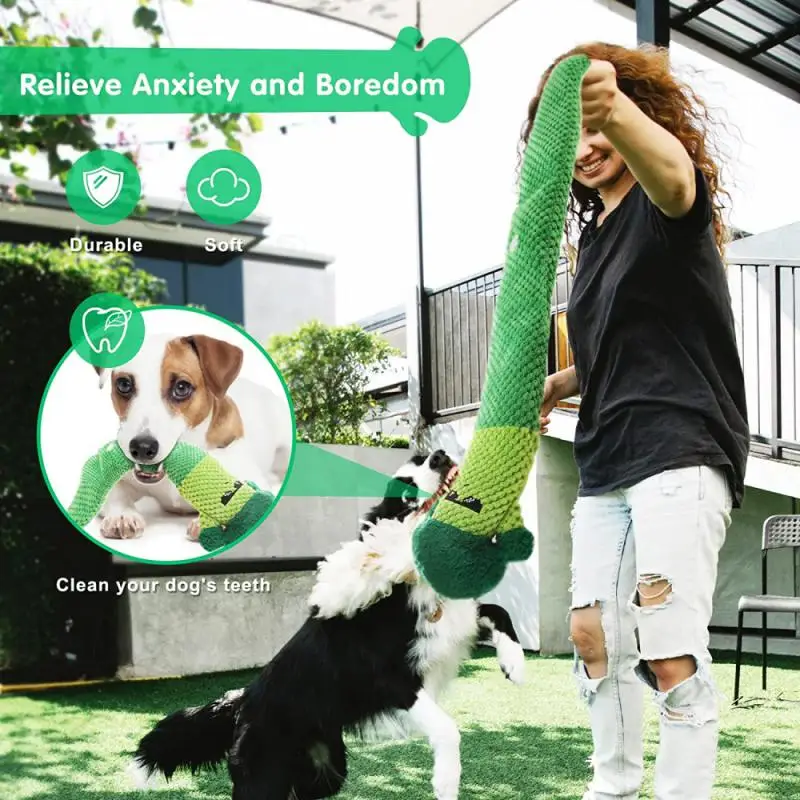 

Teeth Cleaning Toy Plush Funny Bite-resistant Pet Interaction Products Training Dog Supplies Pet Toys Bone Molar Pet Toys Cute